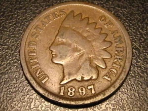 1897 & 1898 Indian Head Cents You Get 2 Coins - Picture 1 of 8