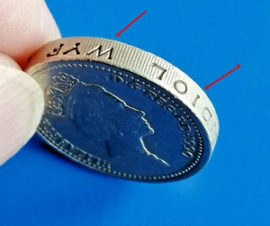 1 Pfund 1990 Elizabeth II / Wales, Lauch " seltene Prägung "- Top für Sammler - Bild 1 von 4