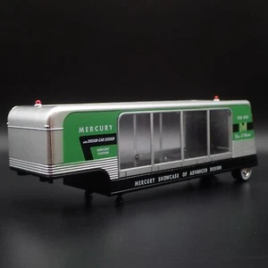MERCURY SHOWCASE WINDOW CAR HAULER TRAILER 1:64 SCALE DIORAMA DIECAST MODEL CAR - Picture 1 of 7