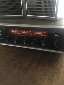 VINTAGE DYN 8 Track AM/FM MPX STEREO BOOKCASE STEREO - Picture 1 of 11