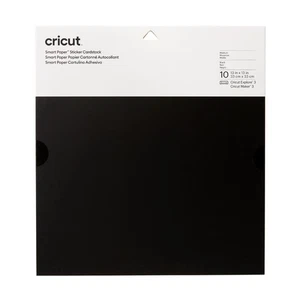 Cricut Smart Paper Sticker Cardstock, Black - Picture 1 of 6