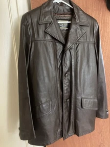 Vintage Cooper Button Up Leather Jacket with Removable Fleece Liner EUC - Picture 1 of 13