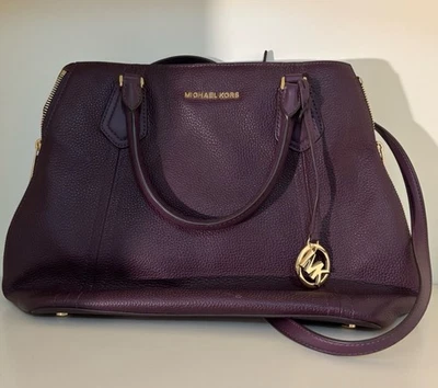 Michael Kors редкая фиолетовый сливы большой чехол кожи. Б/у в отличном состоянии - Изображение 1 из 4