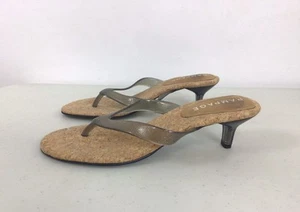 Rampage Sandals Heeled Thongs Y2K Womens 7 - Picture 1 of 7