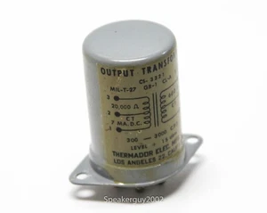 Thermador CS-3321 Output Transformer / 20K-600 Ohm / Mil T-27 -- KTB3 - Picture 1 of 3
