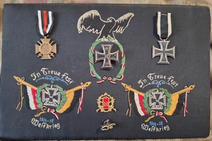 Nachlass Ordenstafel 180. Infanterie Regiment Eiserne Kreuz 1. + 2. Klasse - Bild 1 von 11