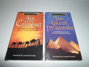 New ! Lot 2 Ancient Mysteries VHS Ark of the Covenant & Great Pyramids *Sealed* - Picture 1 of 7