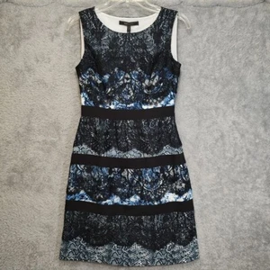 UVP $ 298 ~ BCBG MAXAZRIA Makenna Kleid Gr. 2 schwarz Spitze ärmellos Dillards neu mit Etikett - Bild 1 von 22
