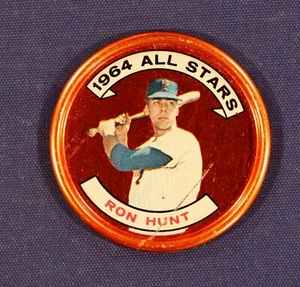 1964 Topps Coins #164 Ron Hunt AS EX - Bild 1 von 2