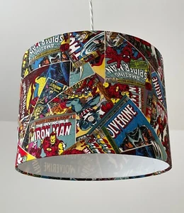Paralume Marvel fumetti Spiderman Ironman supereroe paraluce per batteria - Foto 1 di 12