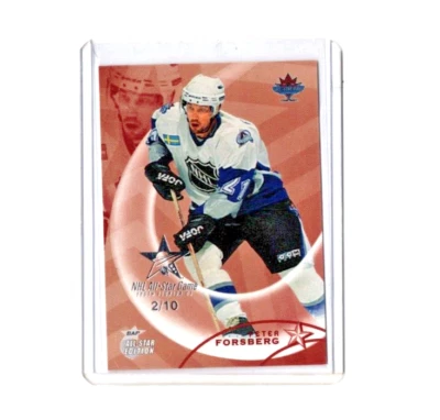 2002-03 In The Game Be A Player (BAP) All Star Edition PETER FORSBERG  #02/10 - Image 1 of 2