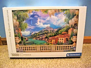 ROMPECABEZAS CLEMENTONI 3000 PIEZAS EXUBERANTE TERRAZA EN EL LAGO 33553 NUEVO 2023 PUZZLE PAGO - Imagen 1 de 6