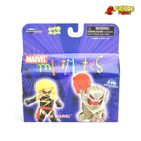Marvel Minimates Series 19 Ms. Marvel & Ultron Cover