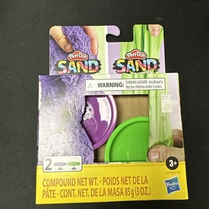 Play-Doh SAND EZ STRETCH VIOLA VERDE NUOVO IN SCATOLA - Foto 1 di 2