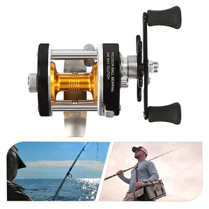 Round Baitcasting Reel Fishing Reel 1bb+1rb 3.8:1 Saltwater/Freshwater Reel - Picture 1 of 13