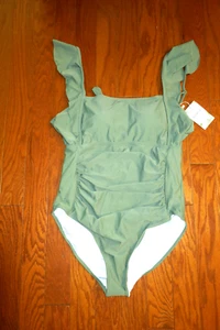 2XL ❤️MODE ❤️ EINTEILER ❤️ PADS FRECHER BIKINI FLÜGEL-SCHULTER BEZUG BADEANZUG - Bild 1 von 7