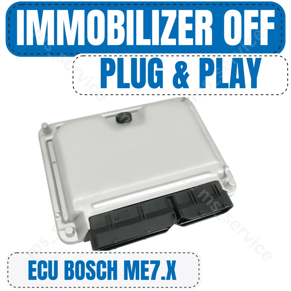⭐VOLKSWAGEN RABBIT 2009 PLUG & PLAY IMMO OFF PROGRAMADO 2,5 L ECM ECU 07K906032BG Foto 1 de 4
