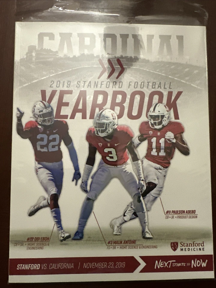 2017 Stanford Cardinal Football Yearbook - Image 1 of 1