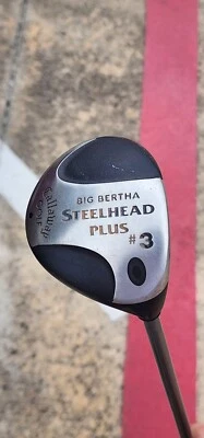 RH Callaway Big Bertha Steelhead Plus 3 Fairway Wood  Regular Flex Good Grip - Image 1 of 4