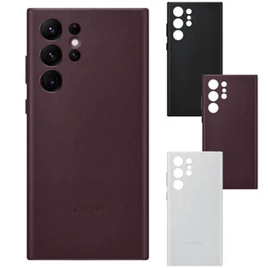Samsung Galaxy S22 Ultra Leather Cover (EF-VS908) - Picture 1 of 17
