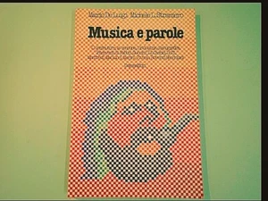 MUSICA E PAROLE DE LUIGI STRANIERO GAMMALIBRI - Imagen 1 de 1