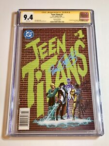 1996 DC TEEN TITANS V2 #1 MANY 1ST APPS RARE NEWSSTAND SIGNATURE SS CGC 9.4 WP