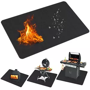 70X48 inches Under Grill Mats for Outdoor Easy to Clean Reusable for Deck - Picture 1 of 7