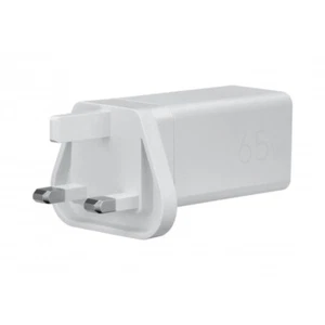 ASUS 65W USB-C GaN Charger Power Adapter White - UK PLUG - For Phones & Laptops - Zdjęcie 1 z 4