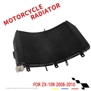 Radiator Cooler Cooling Fit For KAWASAKI NINJA ZX10R ZX-10R ZX 10R 2008-2010 09 - Picture 1 of 7