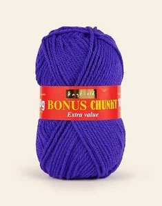 Sirdar Hayfield Bonus Grueso 100g, Brillante Violeta 828 - Imagen 1 de 1