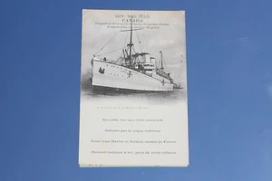 HMHS CANADA WW1 HOSPITAL SHIP REAL PHOTO POSTCARD - Picture 1 of 2