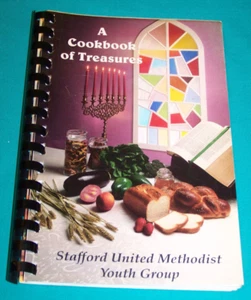 Stafford United Methodist Church Cookbook Stafford Ohio 1991 OH - Picture 1 of 5