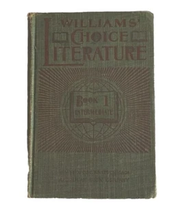Williams’ Choice Literatur Buch 1 Mittelstufe 1898 American Book Co versandkostenfrei - Bild 1 von 5