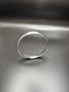 New Silver Large 70MM Slip On Bangle Bracelet - Picture 1 of 4