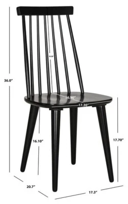 Safavieh Burris Side Chair, Reduced Price 2172716085 AMH8511A-SET2 - Image 1 of 4