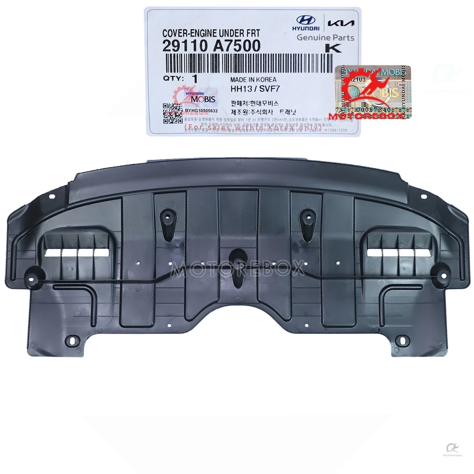 ✅ 正品 ✅ 发动机防溅罩前适用于 2017 - 2018 起亚 Forte5 29110A7500 — 第 1/4 张图片