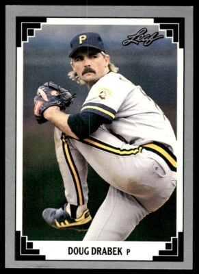 1991 Leaf Baseball Card Doug Drabek Pittsburgh Pirates #516 - Image 1 of 2