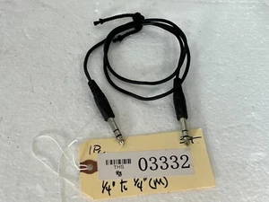 Unbranded ¼" to ¼" (M) 3FT ¼" Jack Cable #03332 (One)TRUEHEARTSOUND - Picture 1 of 4