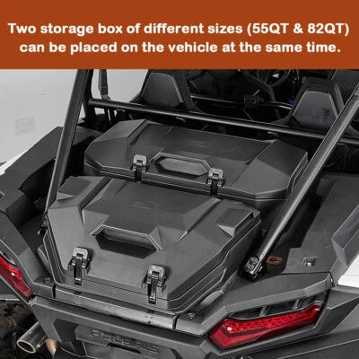 55QT+ 82QT Rear Cargo Storage Box for 2024 2025 Polaris RZR XP 1000 / XP 4 1000 - Image 1 of 4