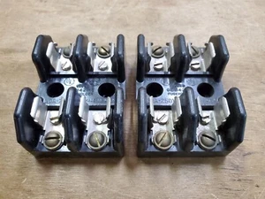 2 Pack GE 8421-3 Fuse Holders, 2 Pole for Class H Fuses - Picture 1 of 11