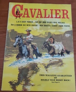 CAVALIER July 1958 Thomas P Kelly McCarthy Ziegfeld Custer 1st Tank Bardot Abbot - Picture 1 of 10
