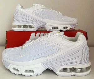 Nike Air Max Plus III TN 3 Gr. 10 UK, 45 EUR Sneaker CW1417 100 Triple White - Bild 1 von 23