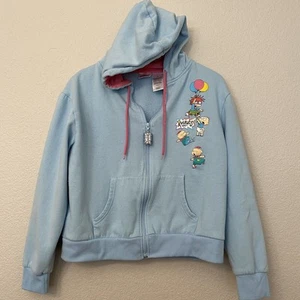 Rugrats Fleece Full Zip Kids Jacket Size Large Light blue/Pink - Picture 1 of 6