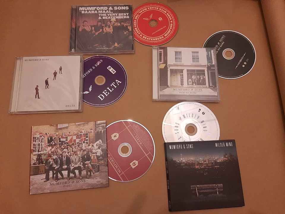 MUMFORD & SONS - 5 X CDS - NEW -  Wilder...Babel..Sign no..Delta..Baaba maal Foto 1 de 1