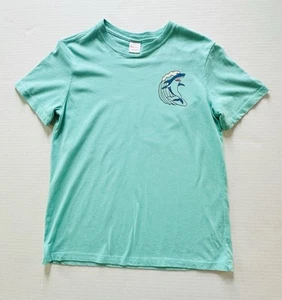 Hanna Andersson Shark Chest Graphic Tee, size 150, EUC - Picture 1 of 3
