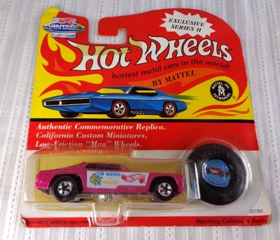 风火轮复古系列 Tom McEwen Mongoose 1969 粉色 Cuda Redlines 全新! — 第 1/3 张图片