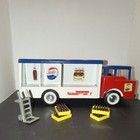 Pepsi Delivery Truck Blue Red White with Crates Dolly Original Box Soda Theme
