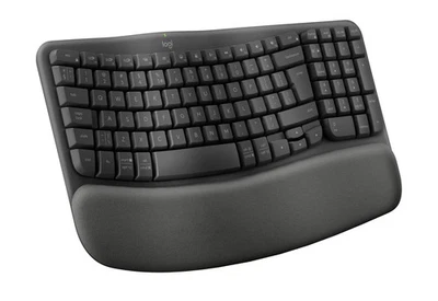 Logitech Wave Keys Ergonomische Tastatur + Bolt - Graphite QWERTY US INT - Bild 1 von 4