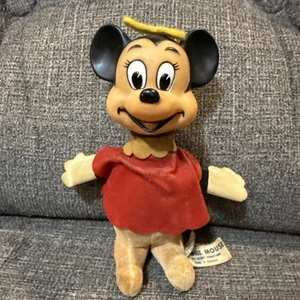 1964 Minnie Mouse 6” Rubber and Plush Figure Walt Disney Productions - Japan - Picture 1 of 12