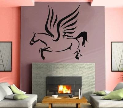 Wall Stickers Vinyl Decal Pegasus Winged Horse Mythical Creature Legend (ig248) - Изображение 1 из 3
